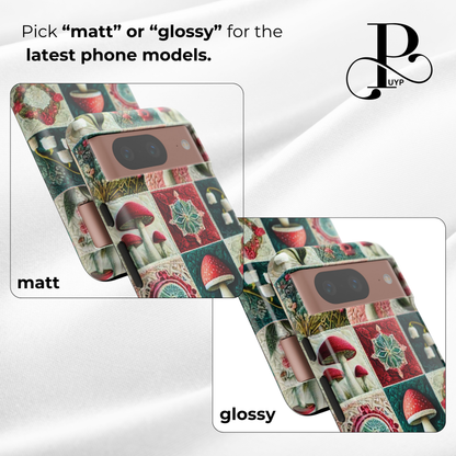 "Mushroom Patchwork" Phone Case