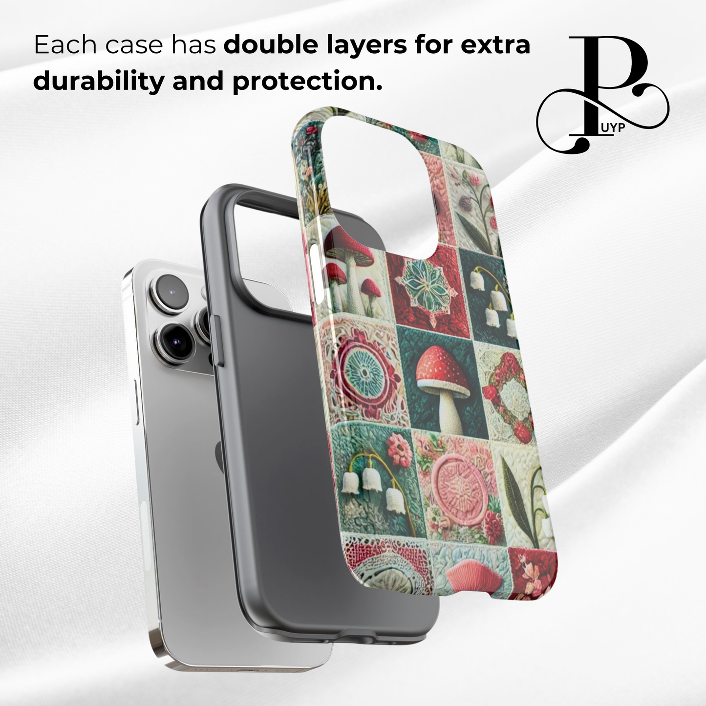 "Mushroom Patchwork" Phone Case