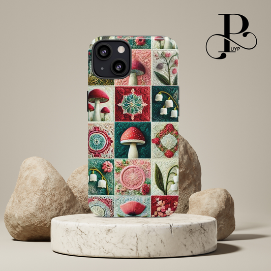 "Mushroom Patchwork" Phone Case