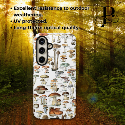 "Adolphe Millot - Champignons" Mushroom Phone Case