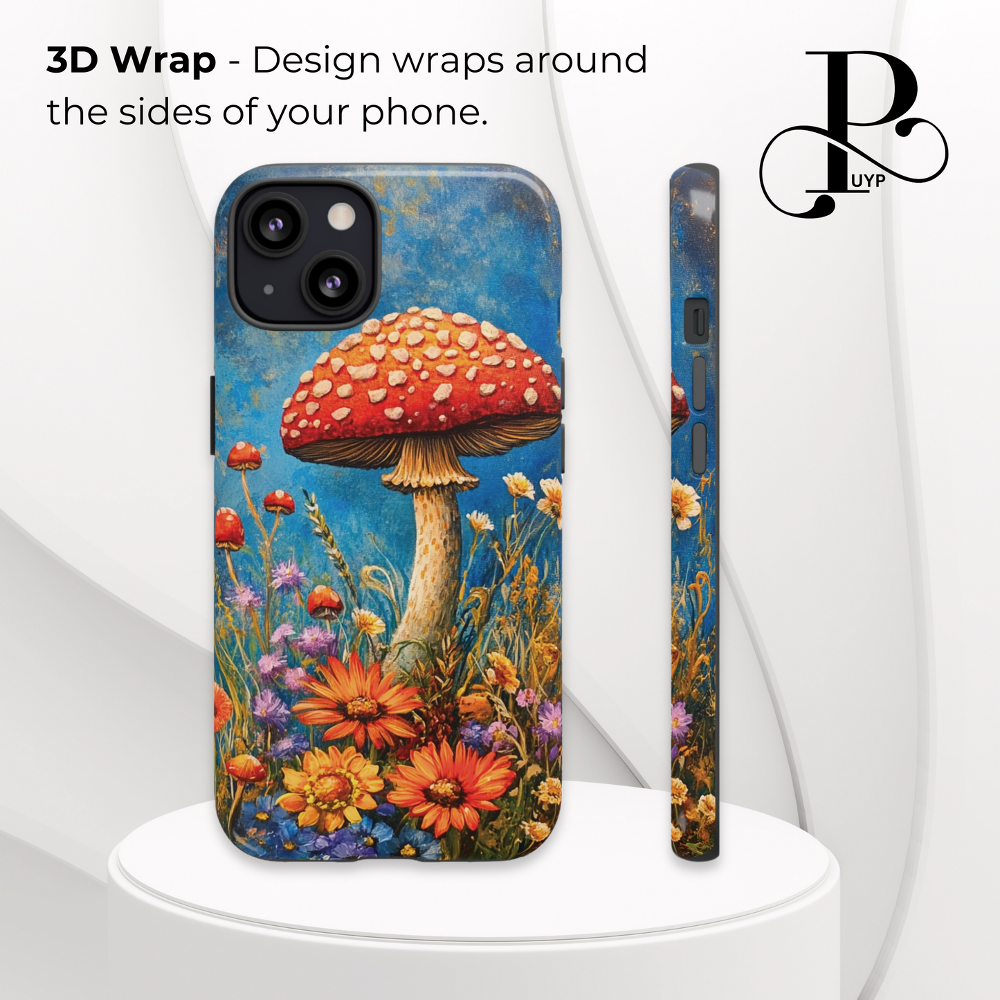 "Mushroom in Bloom" Phone Case