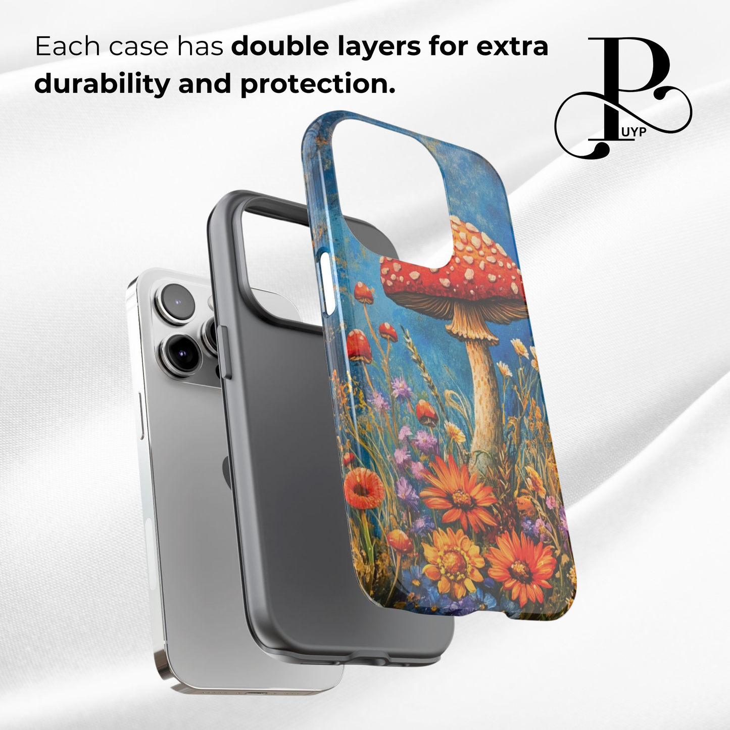 "Mushroom in Bloom" Phone Case