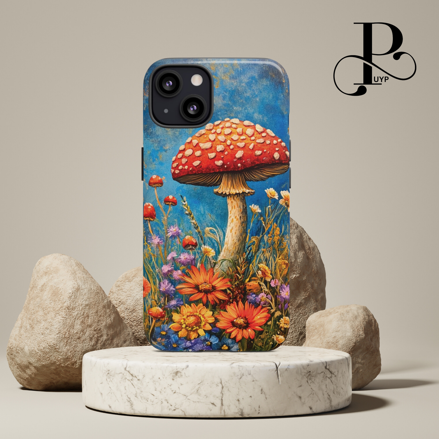 "Mushroom in Bloom" Phone Case