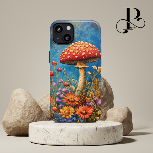 "Mushroom in Bloom" Phone Case