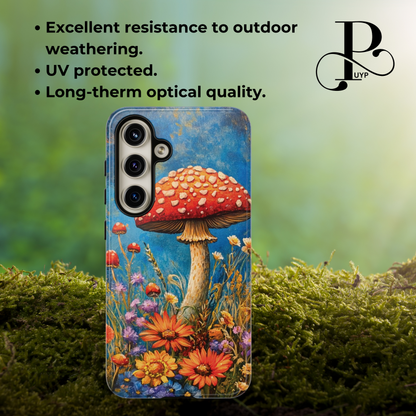 "Mushroom in Bloom" Phone Case