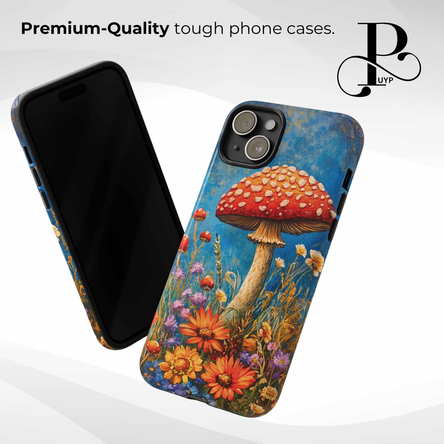 "Mushroom in Bloom" Phone Case