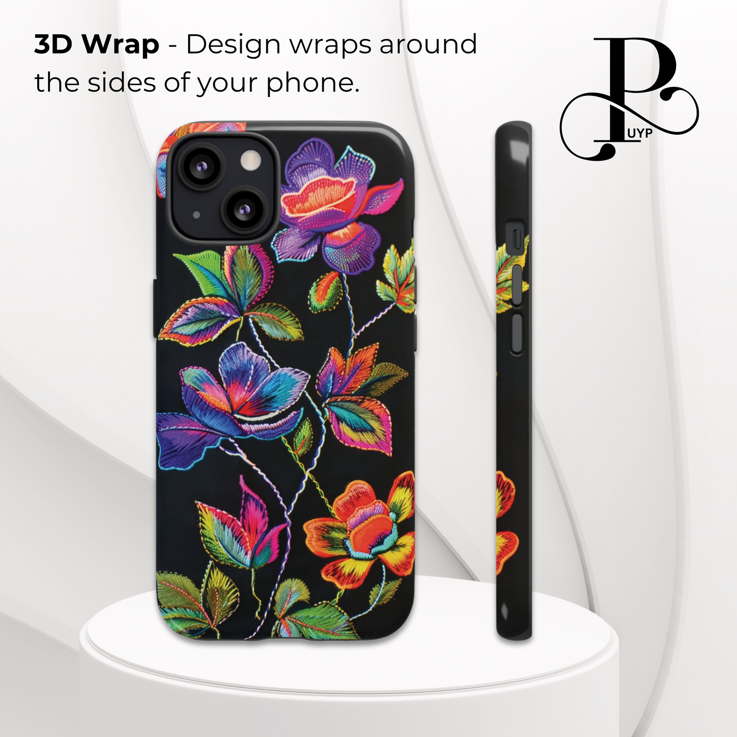 "Neon Wildflowers" Phone Case