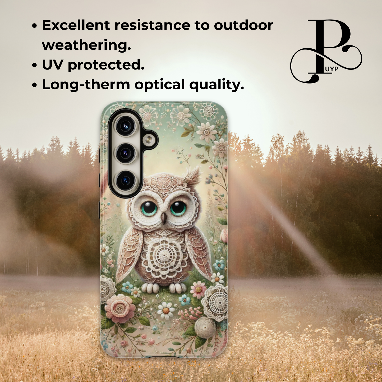 "Owl Meadow" Phone Case