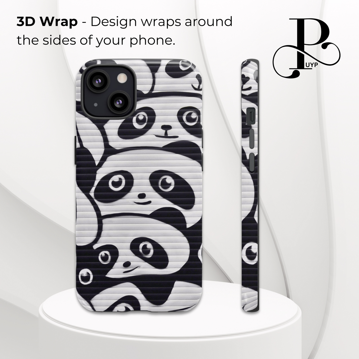 "Panda Graffiti" Phone Case