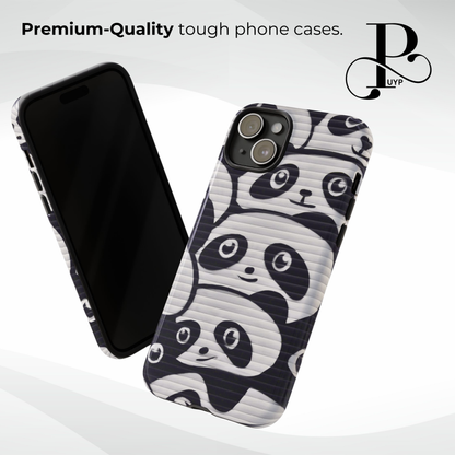 "Panda Graffiti" Phone Case