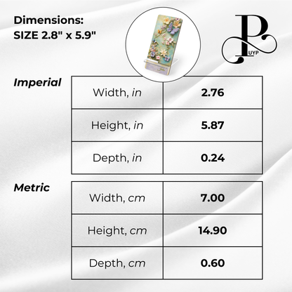 "Butterflies and Wildflowers" Custom Mobile Display Stand