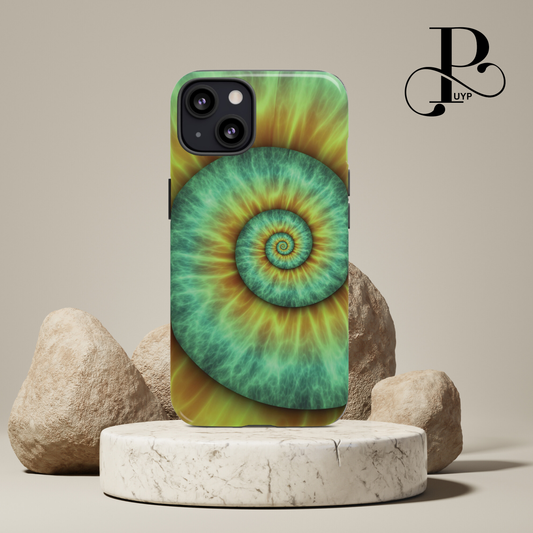 "Fibonacci Spiral Pattern" Phone Case