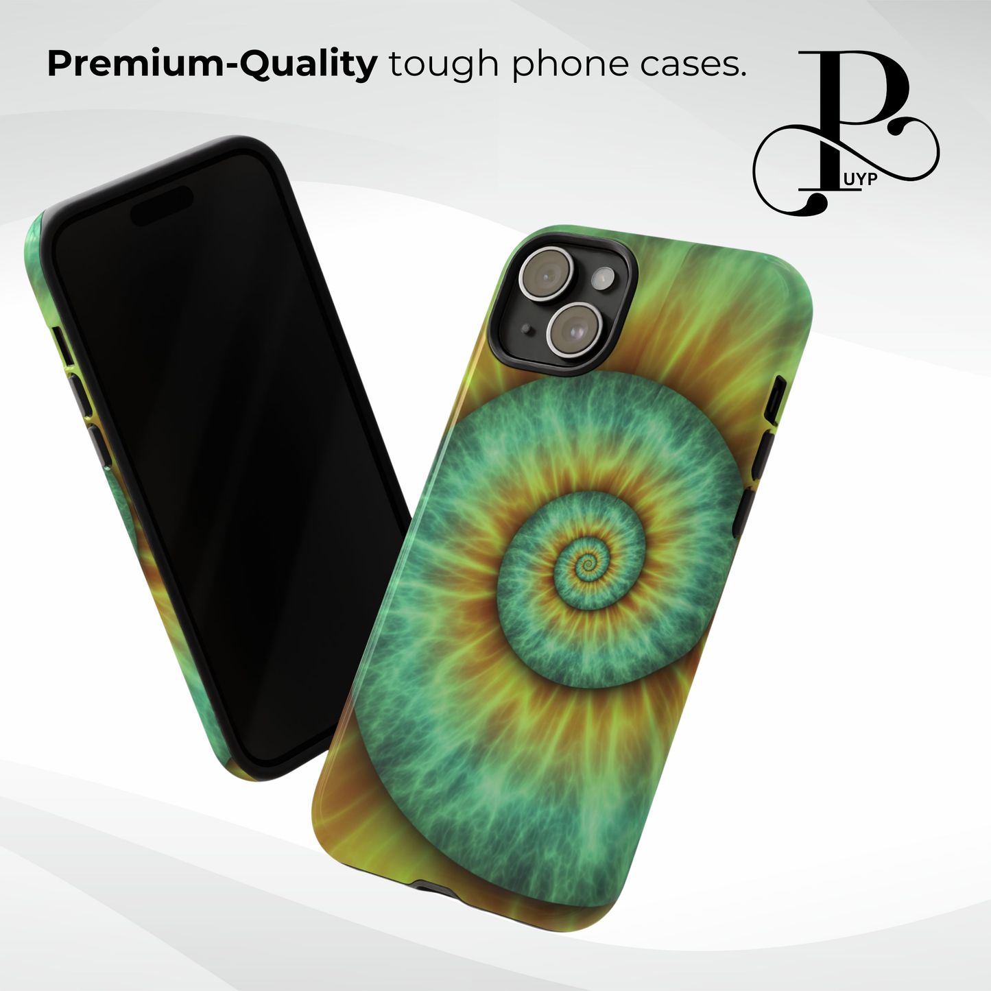 "Fibonacci Spiral Pattern" Phone Case