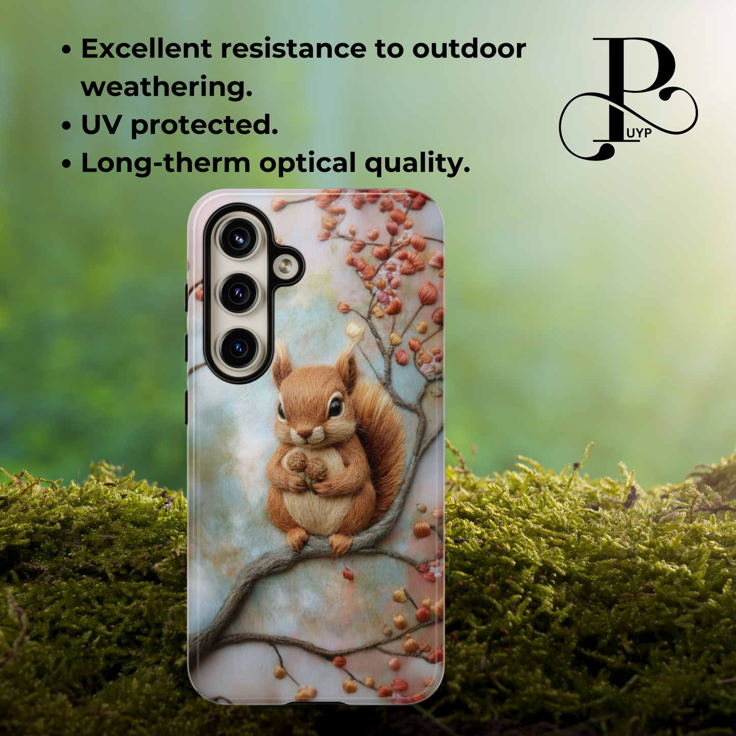 "Squirrel Peek" Phone Case