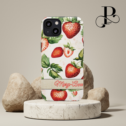 "Strawberry Love" Custom Phone Case