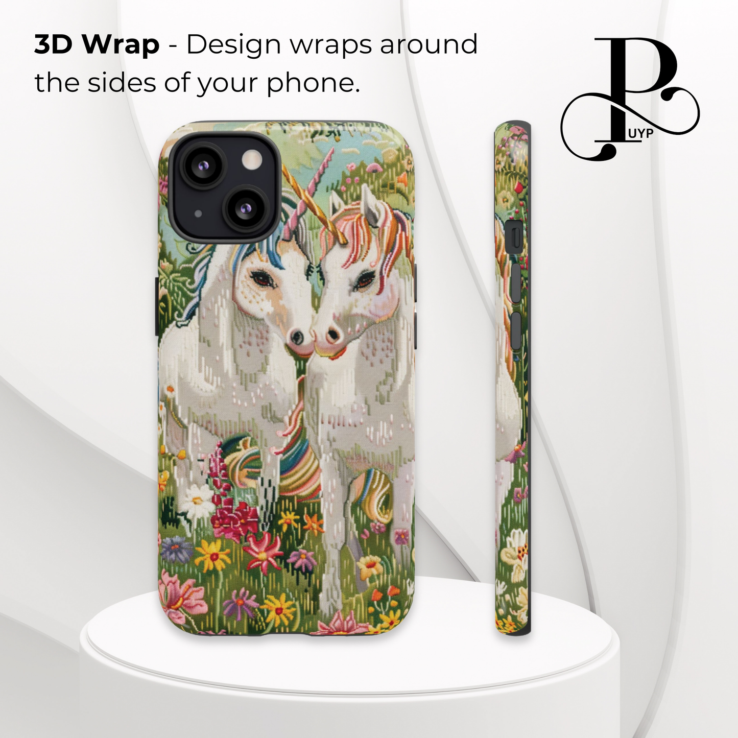 "Unicorns in Bloom" Phone Case