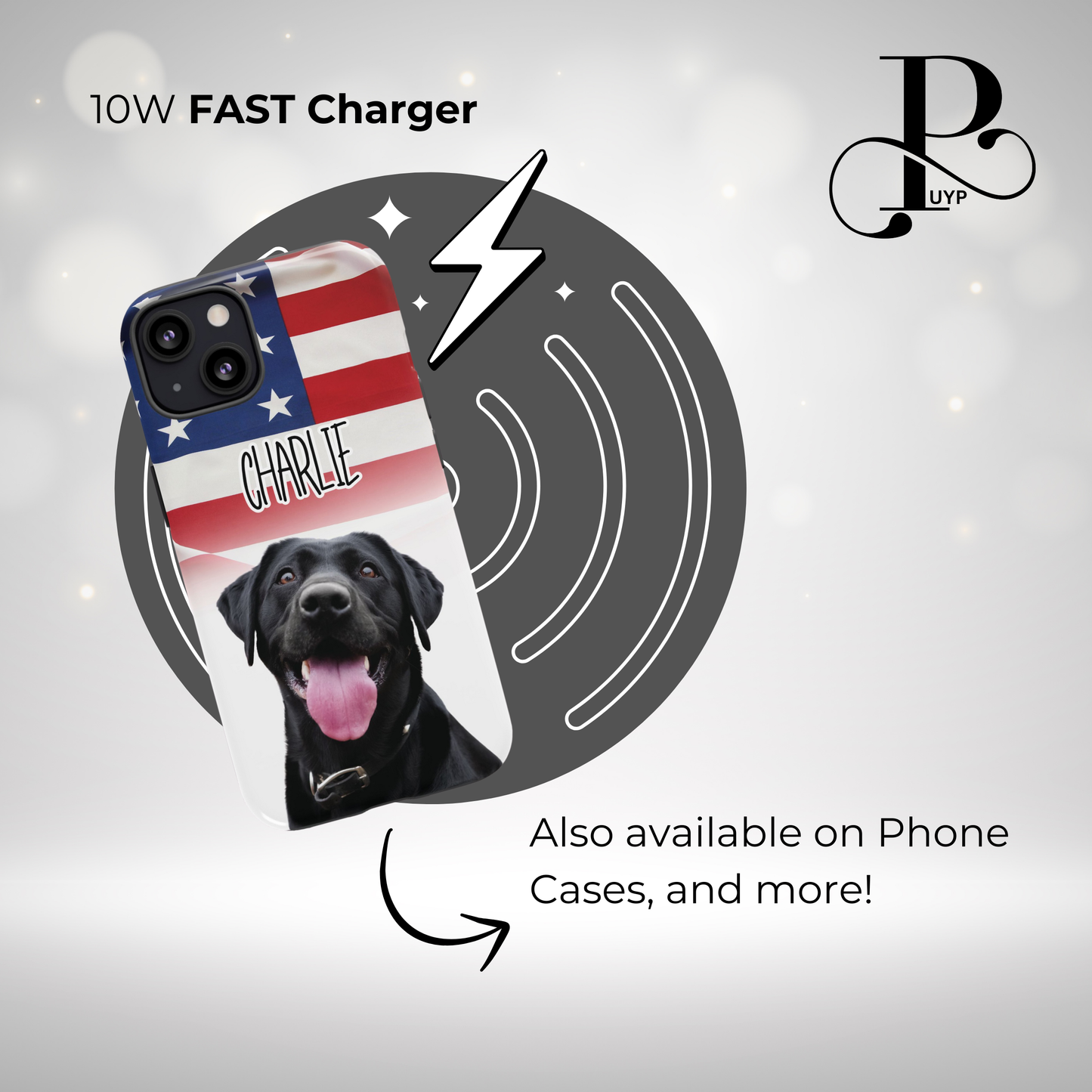 "Pet Love" Custom Wireless Charger