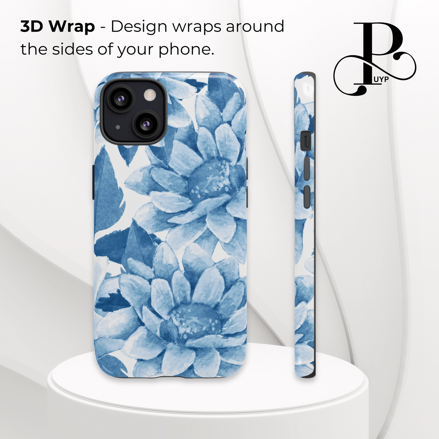 "Watercolor Delft" Phone Case