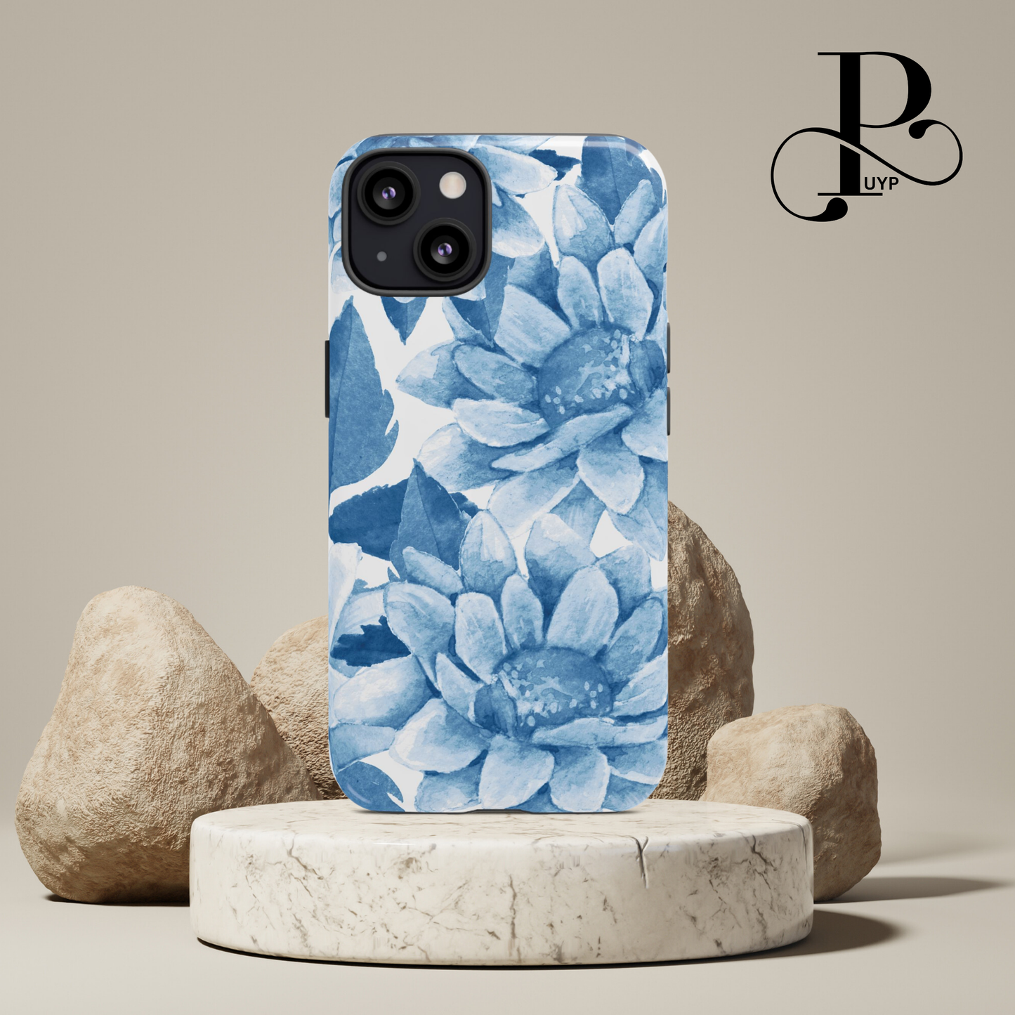 "Watercolor Delft" Phone Case