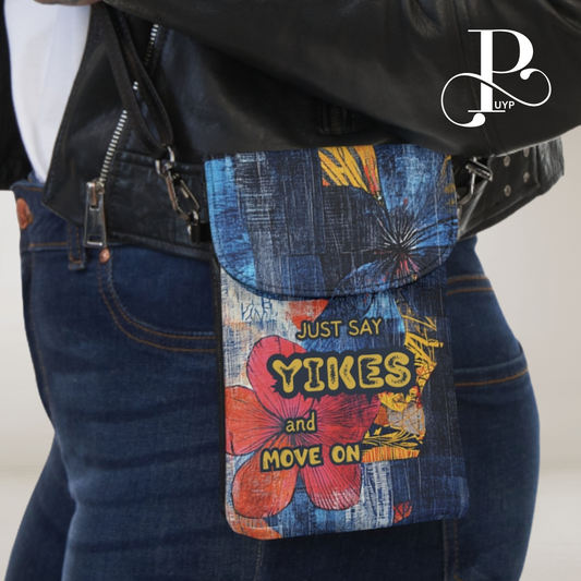 "YIKES & Move On" Cell Phone Wallet